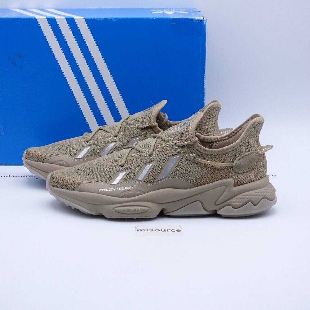 NEW adidas Originals Ozweego Knit Sneakers GX1539 Hemp